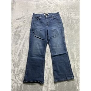 Levis 512 Bootcut Jeans Y2K Perfectly Slimming Denim Womens Sz 12PS Blue Stretch